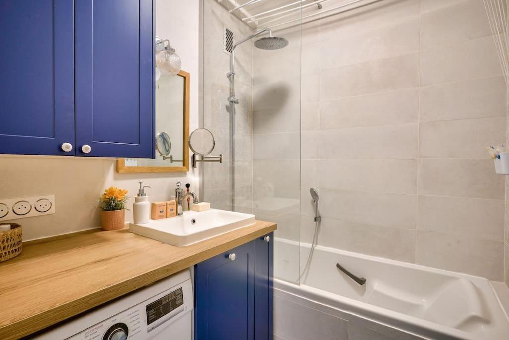 Superbe Appartement A 2 Min A Pied De La Station De Metro Париж Экстерьер фото