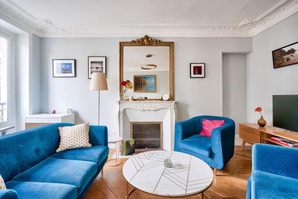 Superbe Appartement A 2 Min A Pied De La Station De Metro Париж Экстерьер фото